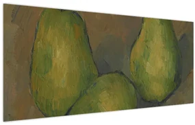Obraz - Paul Cézanne, Three Pears, reprodukcia (120x50 cm)