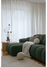 Tmavozelená rohová pohovka (ľavý roh/s leňoškou) Shell – Miuform