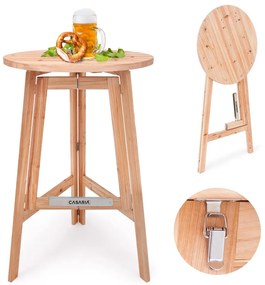 InternetovaZahrada Barový skladací stôl - Ø78 cm