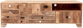 furniture-nabytek.cz - Televízny stolík masív drevo mango 160x50x45