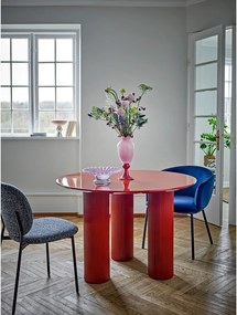 Lesklý okrúhly jedálenský stôl ø 110 cm Della – Bloomingville