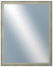 DANTIK - Zrkadlo v rámu, rozmer s rámom 40x50 cm z lišty DELFINO strieborná (2897)