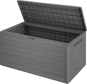 Záhradný úložný box Mosley 280 L sivý