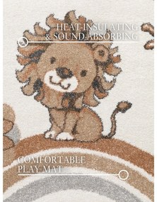 Krémový detský koberec ø160 cm Roar like a Lion – Villeroy&amp;Boch