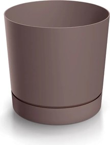 Plastový kvetináč TUBOS P s miskou - výber z 7 prevedení