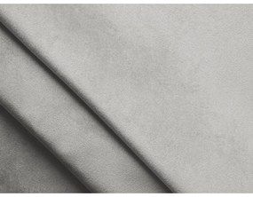 Svetlosivá čalúnená dvojlôžková posteľ s roštom 140x200 cm Akela – Makamii