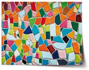 Sablio Plagát Farebná mozaika - 60x40 cm