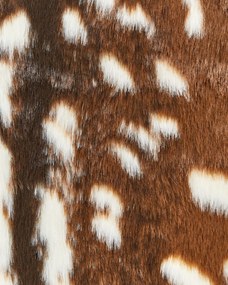 Koberec z umelej kožušiny 130 x 170 cm hnedý KNOLL Beliani