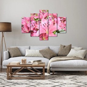 Obraz - Ružové ľalie (150x105 cm)