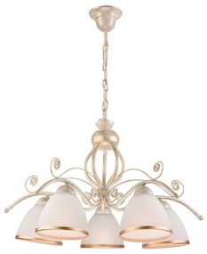 Luster na reťazi RETRO II 5xE27/60W/230V