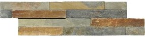 Obkladový kameň SCHIFER bridlica multicolor 15x60 cm