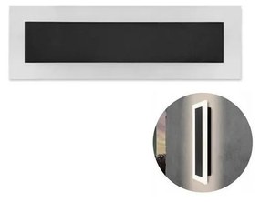 LED Vonkajšie nástenné svietidlo LED/19W/230V IP54 čierna