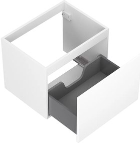 Mexen Orio, kúpeľňová skrinka 60 cm, 1 zásuvka, biela matná, 91A10-06047-1-BF01