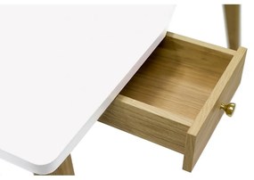 Pracovný stôl v dekore duba 70x140 cm Nice – Woodman