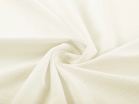 Biante Zamatový vankúš valec bonbon Velvet Brick SVB-203 Smotanový 15x40 cm