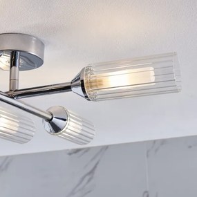 Endon 95045 - Kúpeľňový prisadený luster NATORI 6xG9/3W/230V IP44 lesklý chróm