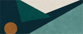 Obraz - Kubistická abstrakcia (120x50 cm)