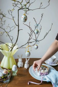 räder Veľkonočná dekorácia Floral Egg / Gold details