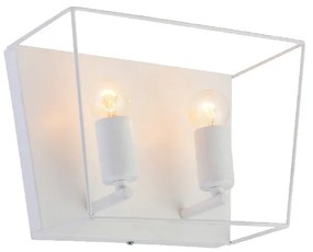 ACA DECOR Nástenné svietidlo PISSARO, biela farba