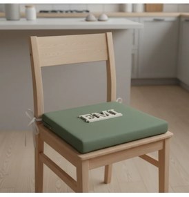 Sedák na stoličku zelený 40x40 cm EMI