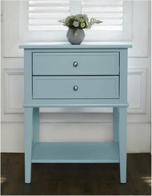 Svetlomodrý nočný stolík Franklin – Støraa