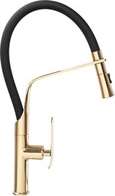 Rea Castor, vysoká drezová batéria, čierna-zlatá, REA-B6936