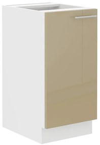 Kuchynská skrinka Lara 40d 1f Bb Mdf Cappucino lesk