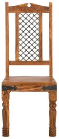 furniture-nabytek.cz - Sada 2 masívnych stoličiek Merlin I z palisandru, lakovaných, hnedých