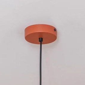 Závesné svietidlo na kábli ETNA II 1xE27/15W/230V pr. 25 cm oranžové