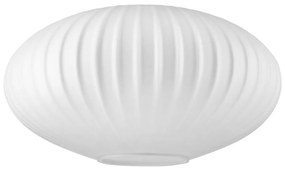 Náhradné sklo k lustru HARMA E27 17x30 cm biela