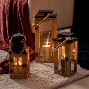 Lampáš BUREL drevený 831886