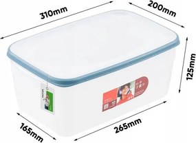 Keeeper Krabička na jedlo, box na potraviny, FRANCO, 5,4L