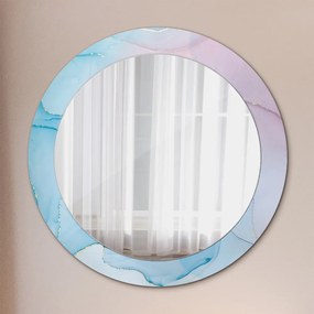 Okrúhle ozdobné zrkadlo Moderná mramorová textúra fi 70 cm