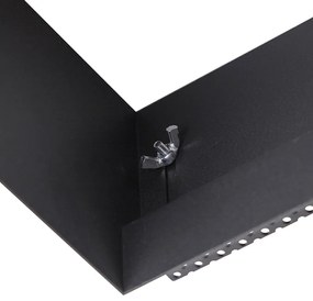 Zápustený reflektor čierny GU10 AR111 bez rámu - Oneon Honey