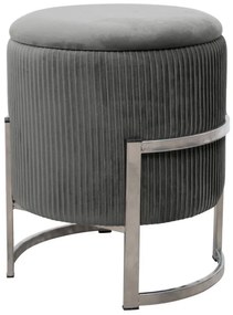 Úložná taburetka PORTO grafitová