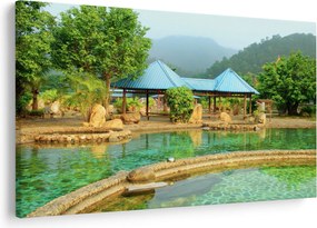Obraz - Shanghai hotel park (90x60 cm)
