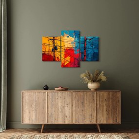 Obraz - Abstraktné elektrické vedenie (90x60 cm)