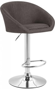 Barová stolička Miami V2 ~ látka - Tmavo sivá