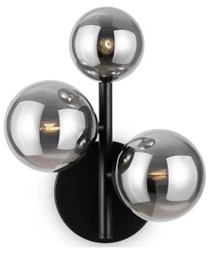 Maytoni MOD545WL-03B - Nástenné svietidlo DALLAS 3xG9/28W/230V čierna