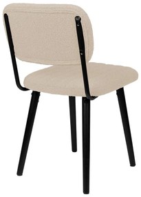 Krémová jedálenská stolička Jake – White Label