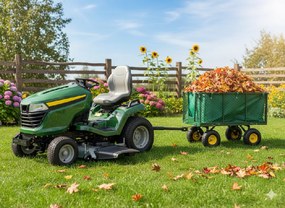 Garden Line XL DVOJFUNKČNÝ ZÁHRADNÝ VOZÍK – ZELENÝ S PLACHTOU