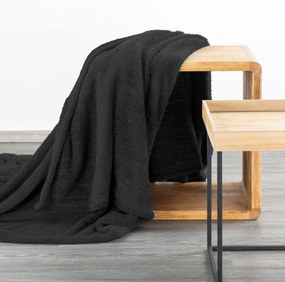 DEKA Z MIKROFLANELU LORI 170X210 CM ČIERNA