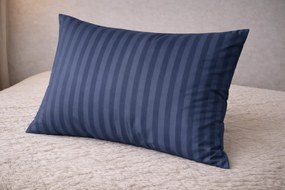INTERMEDIC SK Obliečka na vankúš damašek modrá – hotelový prúžok 70x90 / 50x70 Veľkosť: 70x90 cm