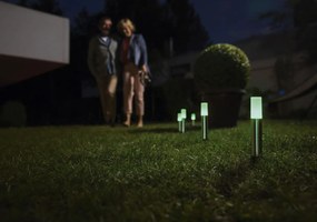 LEDVANCE Chytré záhradné zapichovacie LED osvetlenie SMART WIFI GARDEN POLE, 5,7 W, teplá biela, RGB, 5x zdro