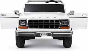 JOKOMISIADA Dvojmiestne autíčko na batériu klasický Ford Bronco Pickup biele PA0338