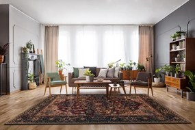 Koberec Agnella Isfahan Romes tmavomodrý