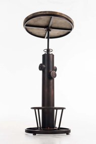 Kovový barový stôl Ruhr v industriálnom štýle - Bronzová