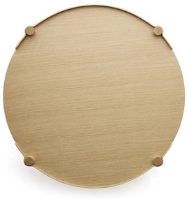 Stolík Woody Table, okrúhly – dub