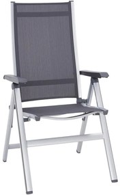 XXXLutz ZÁHRADNÉ SKLADACIE KRESLO, kov, textil MWH - Záhradné stoličky - 001439000102
