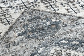 Koberec OHIO Z431A ramka, ornament - krém / sivý